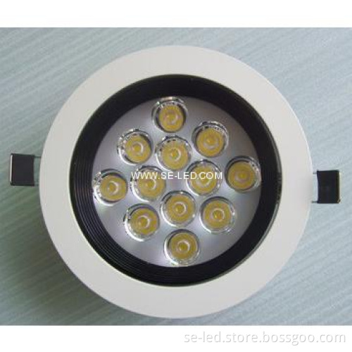 high brightness high power 12watt anti-dazzl led ceiling light
